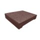 Daszek płaski PAT-ECO 22,5x26x4cm Brąz