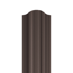 Sztacheta metalowa EMKA PM x 2 zakończenie półokrągłe RAL 8017x2