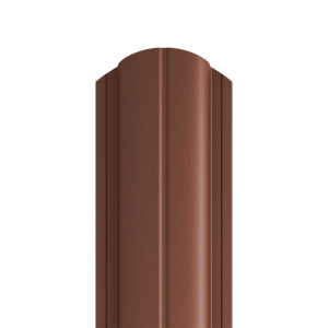 Sztacheta metalowa SIGMA PM x 2 zakończenie półokrągłe RAL 8017x2