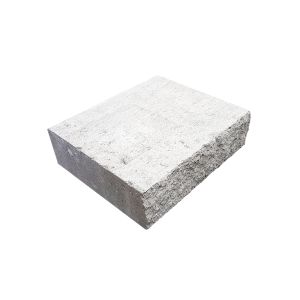 PŁYTA ŁUPANA JEDNOSTRONNIE / 25x25x8cm Biały (białe kruszywo)