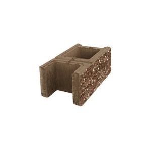 Pustak ogrodzeniowy A2 brąz 390x220x160