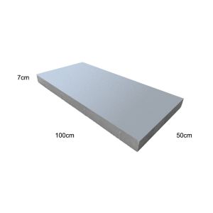 Płyta MEGA 100x50cm Stalowy