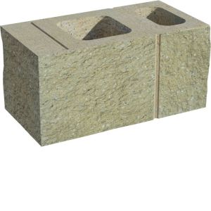 Pustak czterostronnie łupany 190x190x190 Piaskowy BK