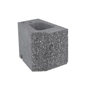 Pustak oporowy łupany łukowo GARDEN grafit 1/2