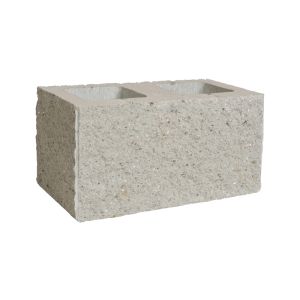 Pustak czterostronnie łupany 390x190x190 szary